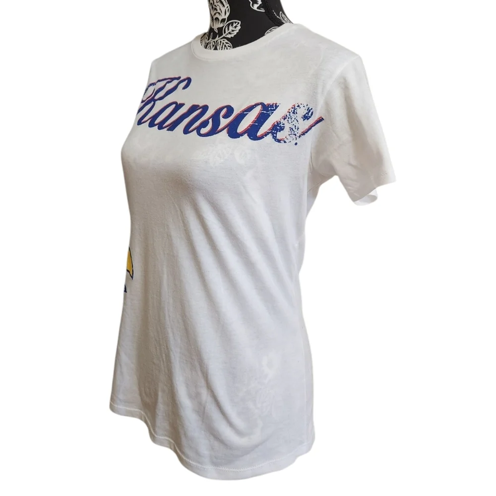Kansas Graphic White T-Shirt - Picture 2 of 7